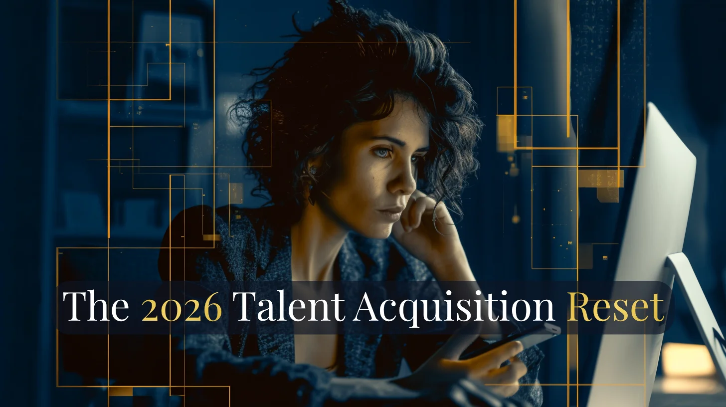 Illustration of the shift from agency-dependent hiring to owned talent infrastructure in 2026