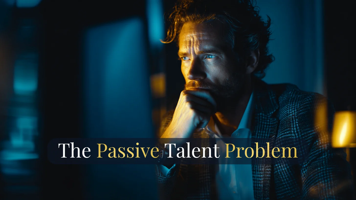 Illustration of passive senior engineering talent outside standard hiring channels